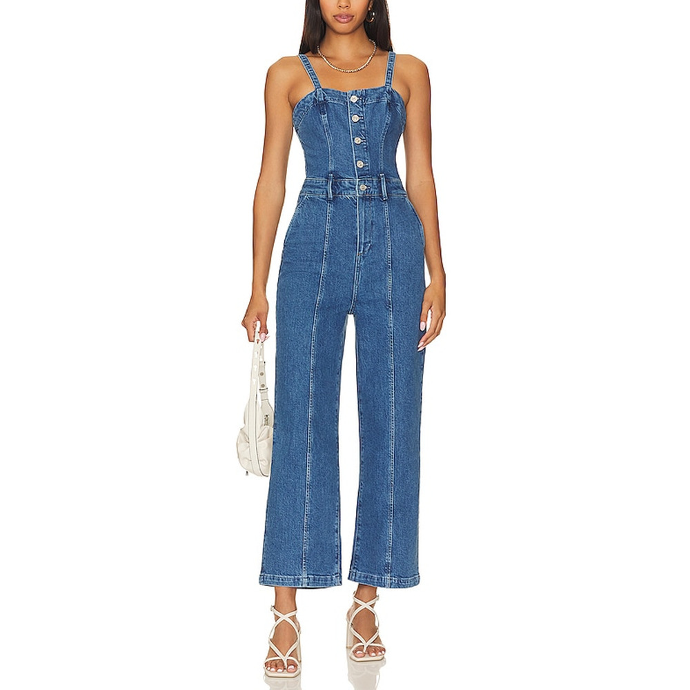 PAIGE Blue Denim Jumpsuit